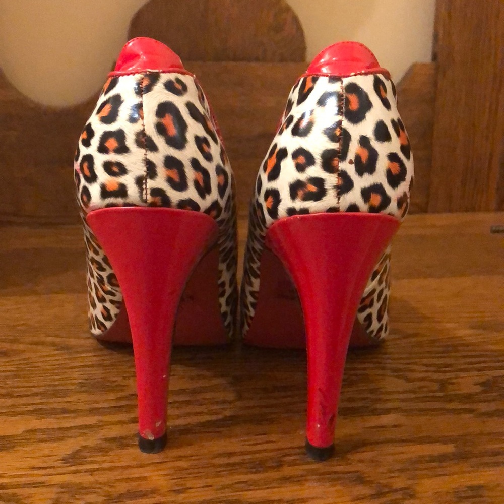 Red & Leopard Heels - Picture 2 of 4